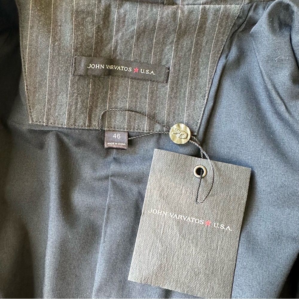 John Varvatos Men’s Blazer Green Size 46 NWT - Picture 5 of 11